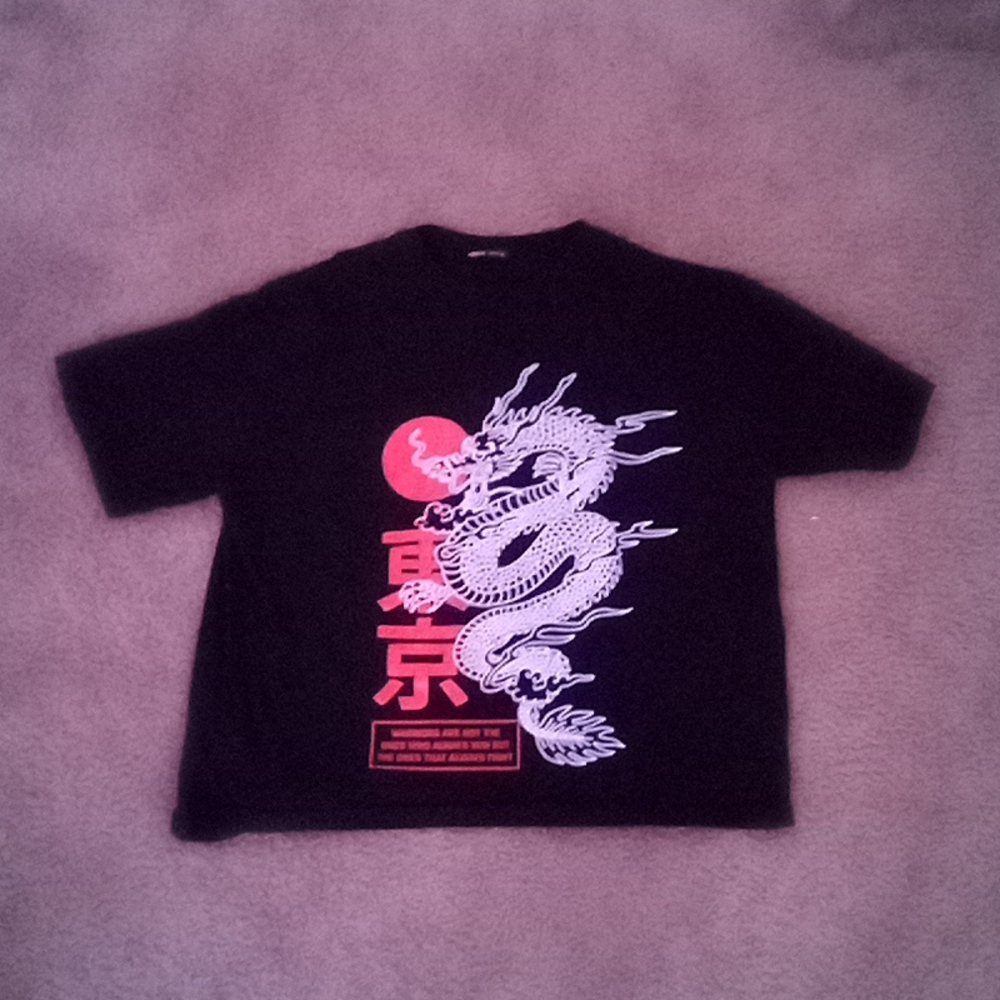 Oversized graphic t-shirt "Shein" S (4)